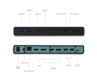 i-tec USB 3.0 / USB-C / TB3 2x 4K 1x 5K Display Dock DP HDMI PD 65 - 456371 - zdjęcie 4